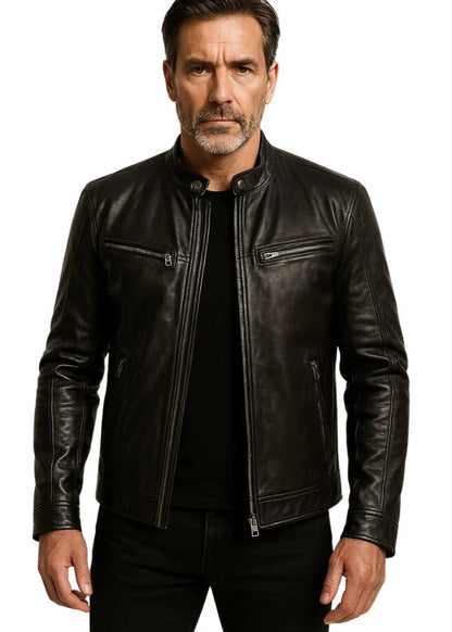 James | Men's Handcrafted Leather Jacket