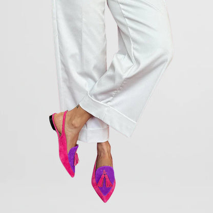 Fleur | Pointed Cheerful Loafers