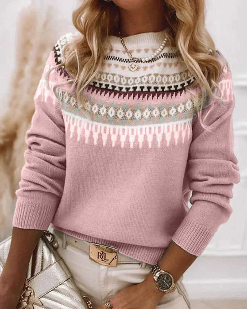 JAYDA | NORDIC PATTERN SWEATER