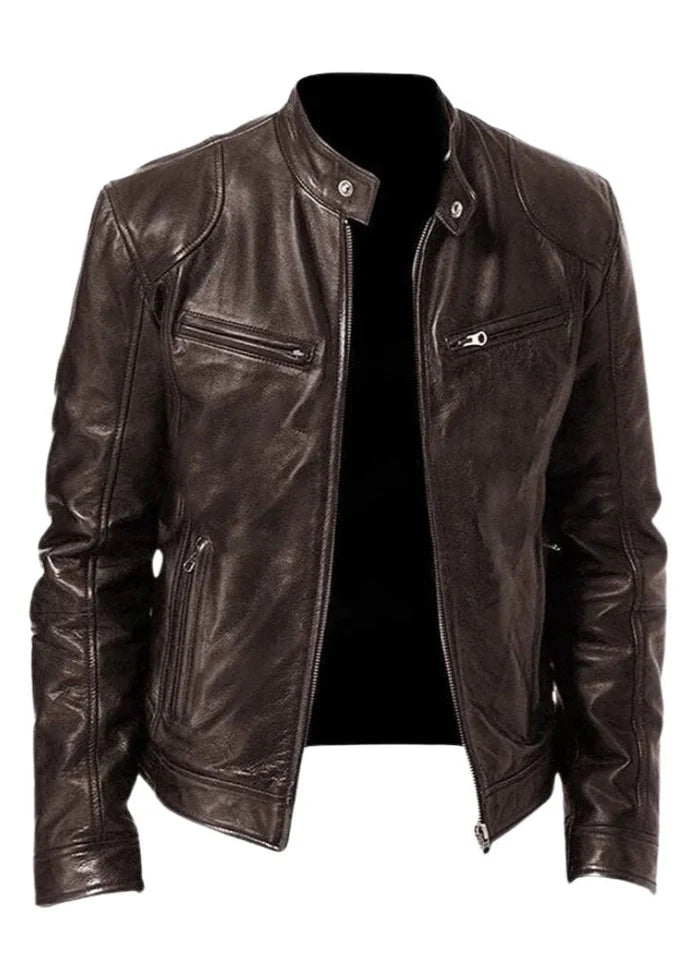 James | Men's Handcrafted Leather Jacket