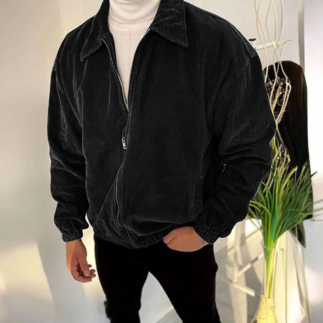 Alvaro Corduroy Zip Jacket