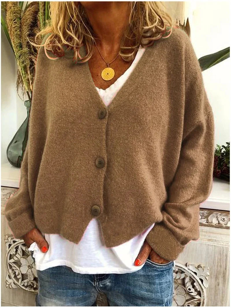 LESLIE | BUTTON FRONT CARDIGAN
